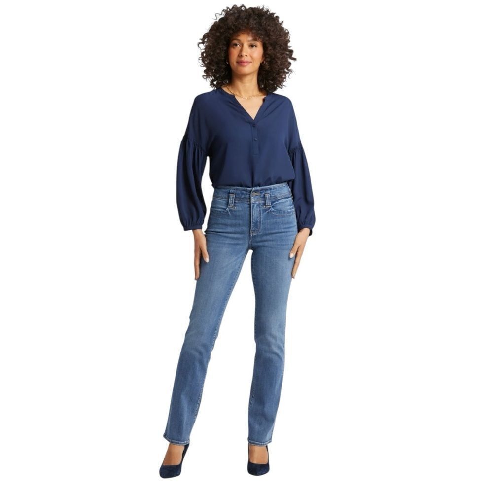 NYDJ Straight Leg Denim Jeans Size 8